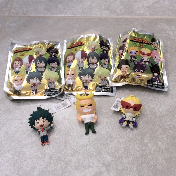 My Hero Academia Keychains Deku,/All Might/Yuga - Picture 2 of 5